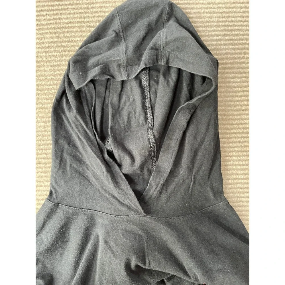 Adidas Kids Large 14/16 Black Rainbow‎ Logo Hooded Long Sleeve Tee